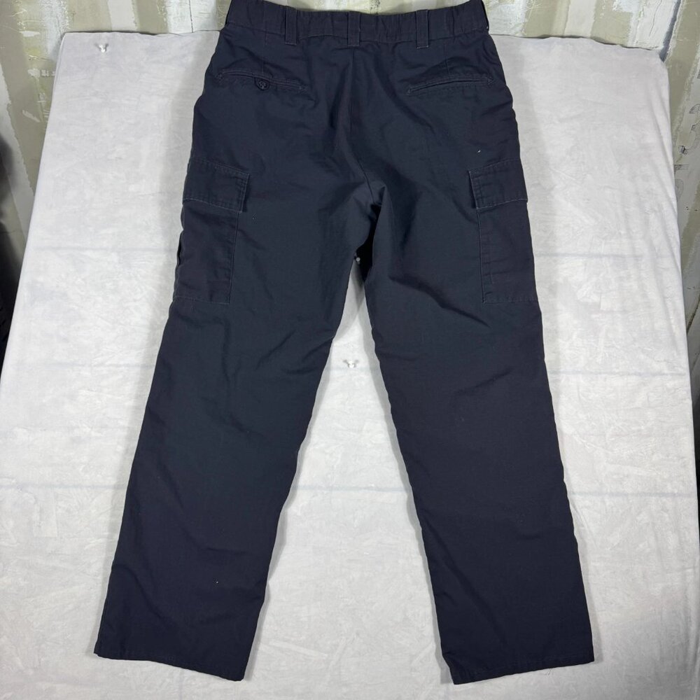 Horace Small Tactical Work Pants Men's Black Ripstop Cargo Straight Leg 38x37 - Picture 2 of 16